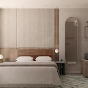 DCW Guest Room CGI - Dorsett Canary Wharf